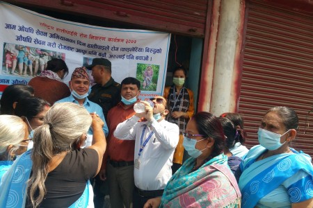 नेपालगन्जमा सुरु भयो हात्तीपाइले रोगविरुद्ध औषधी सेवन कार्यक्रम